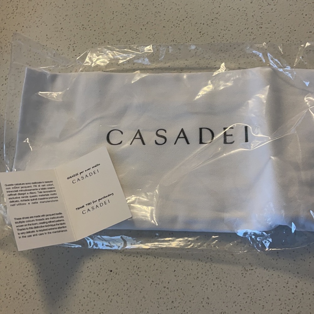 🚫SOLD🚫 Casadei Jacquard Ankle Boots - Picture 10 of 10